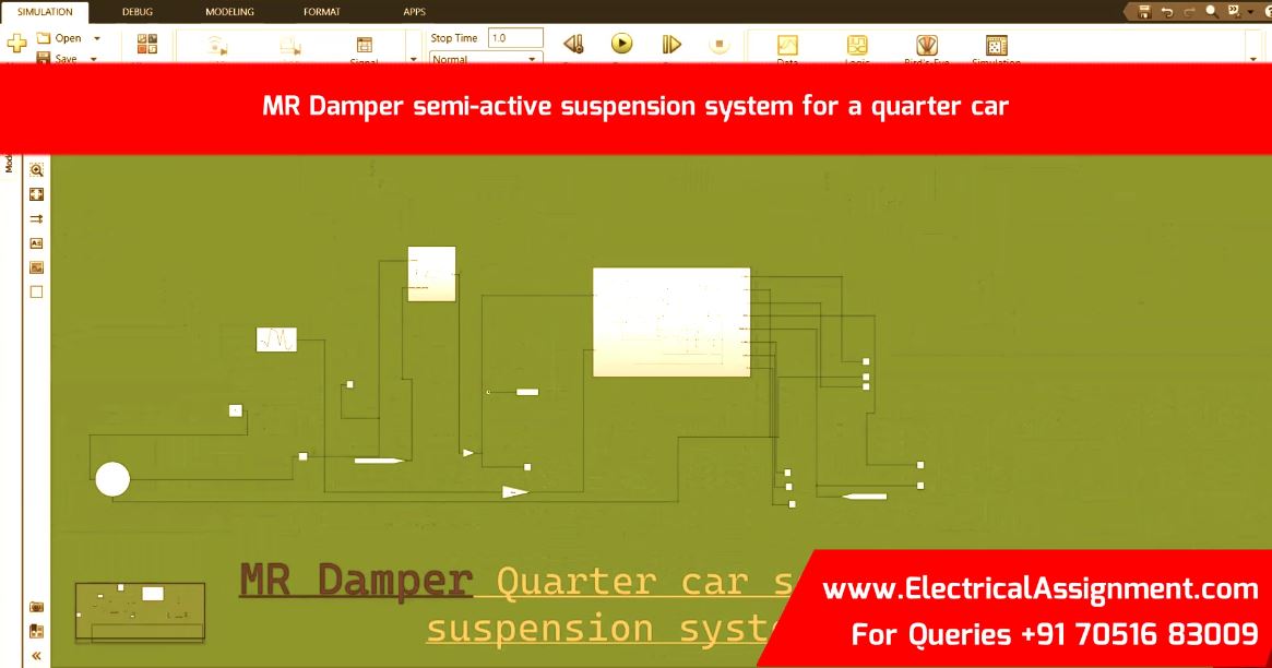 Quarter Car Suspension Simulator with MR Damper Control screenshot 1